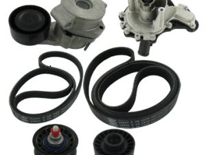Pompa apa + Set curea transmisie cu caneluri SKF VKMC 34700