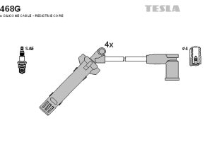 Set cablaj aprindere TESLA T468G – FORD | AutoRival