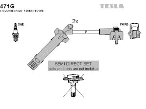 Set cablaj aprindere TESLA T471G – FORD | AutoRival