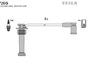 Set cablaj aprindere TESLA T726G – FORD | AutoRival
