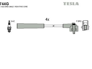 Set cablaj aprindere TESLA T744G – FORD | AutoRival