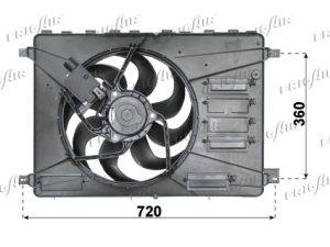 Ventilator radiator FRIGAIR 0505.2027 – FORD | AutoRival