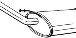 Toba esapament finala BOSAL 154-065 – FORD | AutoRival
