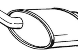 Toba esapament finala BOSAL 154-211 – FORD | AutoRival