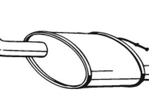 Toba esapament finala BOSAL 154-313 – FORD | AutoRival