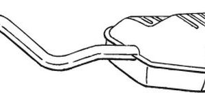 Toba esapament finala BOSAL 280-865 – FORD | AutoRival