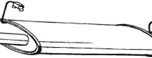 Toba esapamet intermediara BOSAL 282-387 – FORD | AutoRival