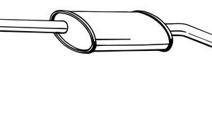 Toba esapamet intermediara BOSAL 285-057 – FORD | AutoRival
