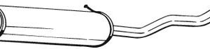 Toba esapamet intermediara BOSAL 285-515 – FORD | AutoRival