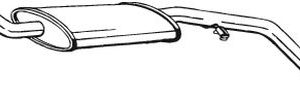 Toba esapamet intermediara BOSAL 285-619 – FORD | AutoRival