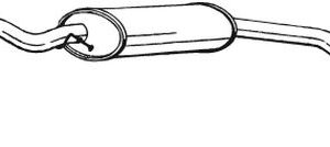 Toba esapamet intermediara BOSAL 285-633 – FORD | AutoRival