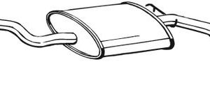 Toba esapamet intermediara BOSAL 285-987 – FORD | AutoRival