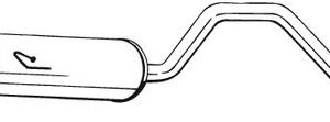 Toba esapament finala BOSAL 287-357 – FORD | AutoRival