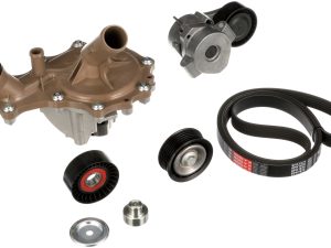 Pompa apa + Set curea transmisie cu caneluri GATES KP26PK1670 – FORD | AutoRival