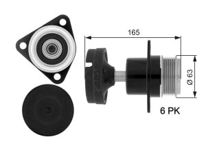 Fulie alternator GATES OAP7050 – FORD | AutoRival