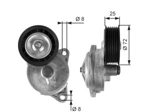 Intinzator curea distributie GATES T38188 – FORD | AutoRival