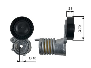 Intinzator curea distributie GATES T39157 – FORD | AutoRival