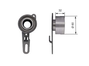 Rola intinzator curea distributie GATES T41150 – FORD | AutoRival