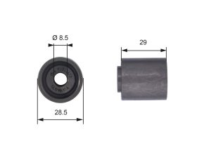 Rola ghidare / conducere curea distributie GATES T42045 – FORD | AutoRival