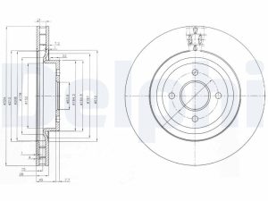 Disc frana DELPHI BG3852