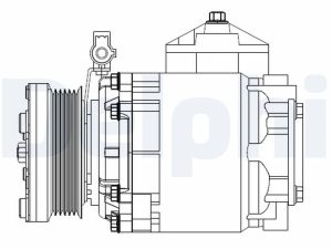 Compresor climatizare DELPHI CS20525
