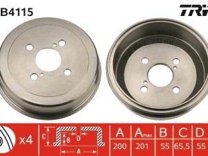 Tambur frana TRW DB4115 – FORD | AutoRival