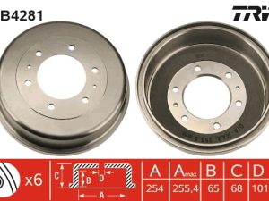 Tambur frana TRW DB4281 – FORD | AutoRival