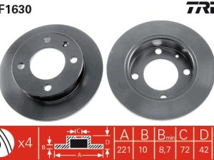 Disc frana TRW DF1630 – FORD | AutoRival
