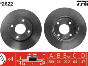 Disc frana TRW DF2622 – FORD | AutoRival