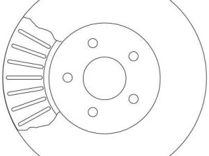 Disc frana TRW DF4147 – FORD | AutoRival