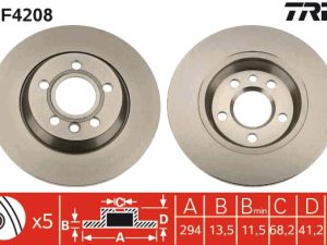 Disc frana TRW DF4208 – FORD | AutoRival