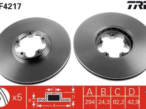 Disc frana TRW DF4217 – FORD | AutoRival