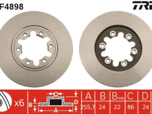 Disc frana TRW DF4898 – FORD | AutoRival