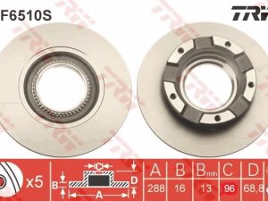 Disc frana TRW DF6510S – FORD | AutoRival