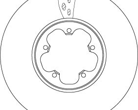 Disc frana TRW DF6752S – FORD | AutoRival