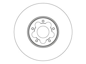 Disc frana TRW DF6877S – FORD | AutoRival