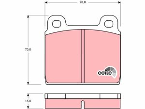 Set placute frana TRW GDB100 – FORD | AutoRival