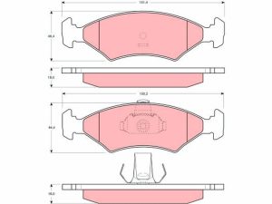 Set placute frana TRW GDB1222 – FORD | AutoRival