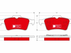 Set placute frana TRW GDB1469DTE – FORD | AutoRival
