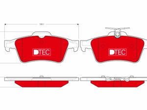 Set placute frana TRW GDB1621DTE – FORD | AutoRival