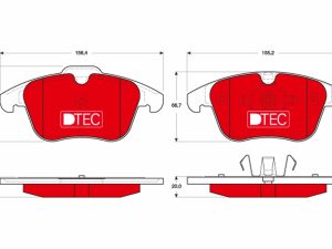 Set placute frana TRW GDB1683DTE – FORD | AutoRival