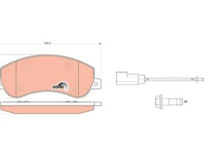 Set placute frana TRW GDB1724 – FORD | AutoRival