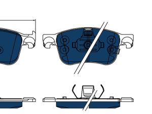 Set placute frana TRW GDB2518BTE – FORD | AutoRival