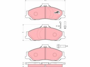 Set placute frana TRW GDB3353 – FORD | AutoRival