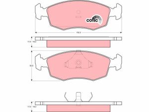 Set placute frana TRW GDB371 – FORD | AutoRival