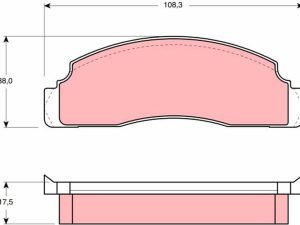 Set placute frana TRW GDB624 – FORD | AutoRival