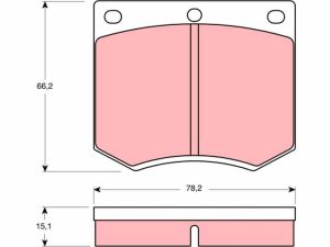 Set placute frana TRW GDB660 – FORD | AutoRival