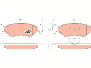 Set placute frana TRW GDB953 – FORD | AutoRival