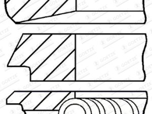 Set segmenti piston GOETZE ENGINE 08-424000-00 – FORD | AutoRival