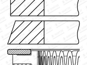 Set segmenti piston GOETZE ENGINE 08-426100-00 – FORD | AutoRival